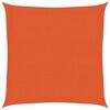 vidaXL saulessargs, 160 g/m&sup2;, 2x2 m, oranžs HDPE