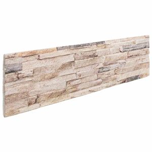 vidaXL Sienas paneļi 10 gab. 100 x 25 cm Balts un sarkans EPS putas