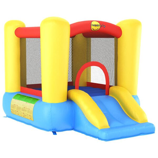Happy Hop piepū&scaron;amā atrakcija ar slidkalniņu, 155x215x140 cm