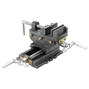 vidaXL ar roku darbināmas krustveida skrūvspīles, 70 mm