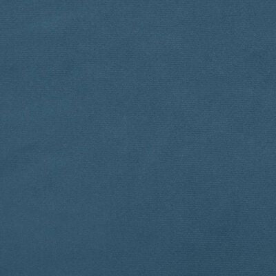 vidaXL galvgalis ar malām, 83x23x118/128 cm, tumši zils samts