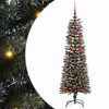 vidaXL Mākslīgā Ziemassvētku eglīte su 150 LED ar statīvu Zaļa 120 cm