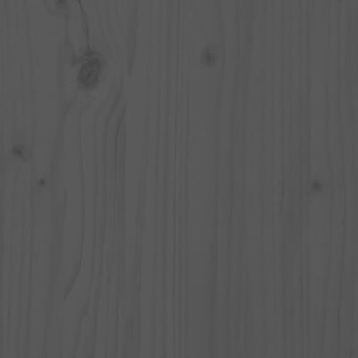 vidaXL naktsskapīši, 2 gab., pelēki, 40x34x35 cm, priedes masīvkoks