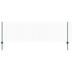 vidaXL Metinātās stieples žogs 10 x 0,8 m (W x H) PVC pārklāts tērauds