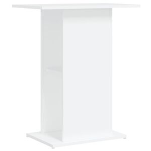 vidaXL akvārija statīvs, balts, 60,5x36x72,5 cm, inženierijas koks