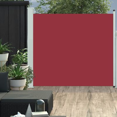vidaXL izvelkama sānu markīze, sarkana, 170x300 cm
