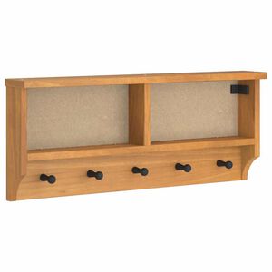 vidaXL Pie sienas stiprināms mēteļu pakaramais SANDNES 87x12x35 cm