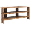 vidaXL StūraTVskapis Vecs koks 102x40,5x45cm Inženierijas koks