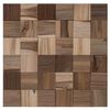 vidaXL Sienas panelis 11 gab. Dabiska 30 x 30 x 2 cm
