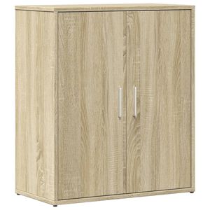 vidaXL kumode, ozolkoka krāsa, 60x31x70 cm, inženierijas koks