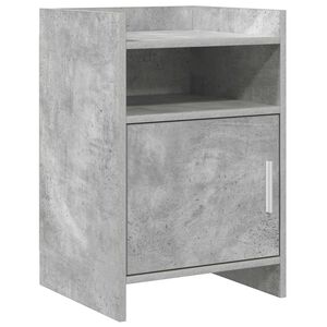 vidaXL Nakts skapī&scaron;i Betona pelēks 40 x 36 x 60 cm Inženierijas koks