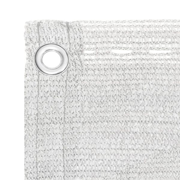 vidaXL balkona aizslietnis, 90x500 cm, balts HDPE