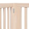 vidaXL suņu vārti ar durvīm, salokāmi, 12 paneļi, 960 cm, papeles koks