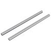 vidaXL Vītņu stieņi 2 pcs Sudraba M6 x 120 mm Metāls