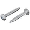 vidaXL Koka skrūve 2 gab. Sudraba M4 x 28 mm Dzelzs