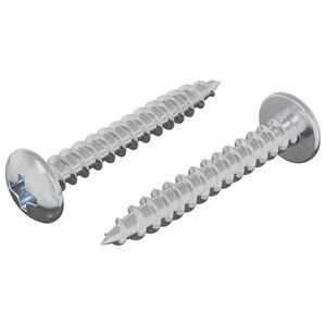 vidaXL Koka skrūve 2 gab. Sudraba M4 x 28 mm Dzelzs