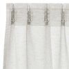 vidaXL Voile aizkaris 2 pcs Krēmkrāsa 245 x 140 cm Poliesters
