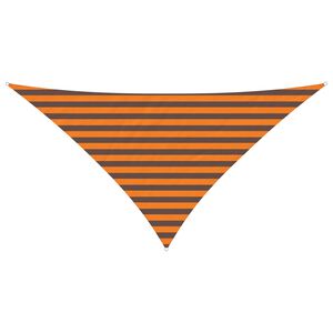 vidaXL Saules ēnas buras Oranžs un brūns 2,5 x 2,5 x 3,5 m