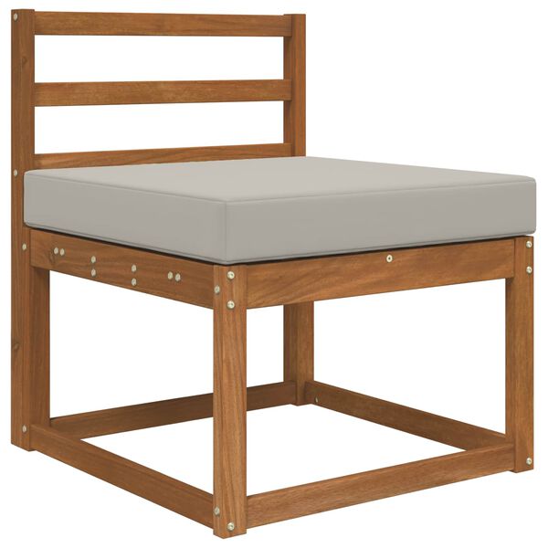 vidaXL Āra dīvāna spilvens Pelēks 60 x 60 x 8 cm Poliesters