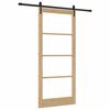 vidaXL Slīdo&scaron;ās durvis Dabiska 93 x 211 cm