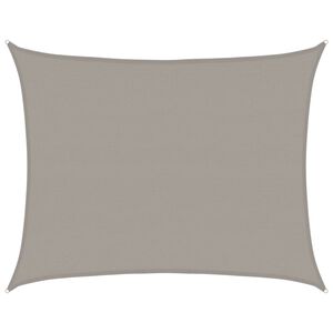 vidaXL saulessargs, 160 g/m&sup2;, taisnstūra, gai&scaron;i pelēks, 6x7 m, HDPE