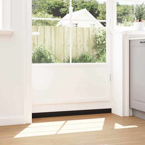 vidaXL Pa&scaron;līpojo&scaron;as durvju birstes 2 pcs Brūna 100 cm