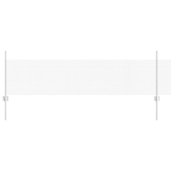 vidaXL Žogs ar stabu Sudraba 0,5 x 10 m Tērauds
