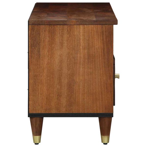 vidaXL Televizora skapīša ar atvilktni Medus brūns 100 x 33 x 46 cm