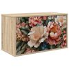 vidaXL Sienā montējams TV skapis BORNE 69 x 33 x 40 cm Sonomas ozols