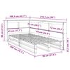 vidaXL gulta ar grāmatu plauktu, bez matrača, 90x200 cm, priedes koks