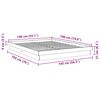 vidaXL Gultas rāmis bez matrača 140x190 cm Masīvkoka ozols
