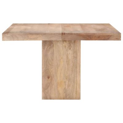 vidaXL virtuves galds, 120x120x77 cm, mango masīvkoks