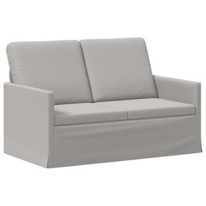 vidaXL Divvietīgs dīvāns Mākoņu pelēka 130 x 81 x 82 cm Audums