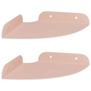 vidaXL Stūra peldo&scaron;ais plaukts 2 gab. Rozā 15 x 15 x 2 cm