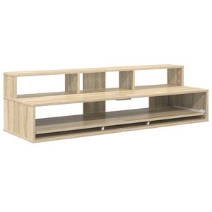 vidaXL Studijas galds Sonomas ozols 130 x 42,5 x 36 cm