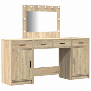 vidaXL Dressing galds 3 gab. Brūna 78,5 x 41 x 135 cm