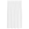 vidaXL Voile aizkaris ar aizkariem 2 pcs Balts 140 x 140 cm Poliesters