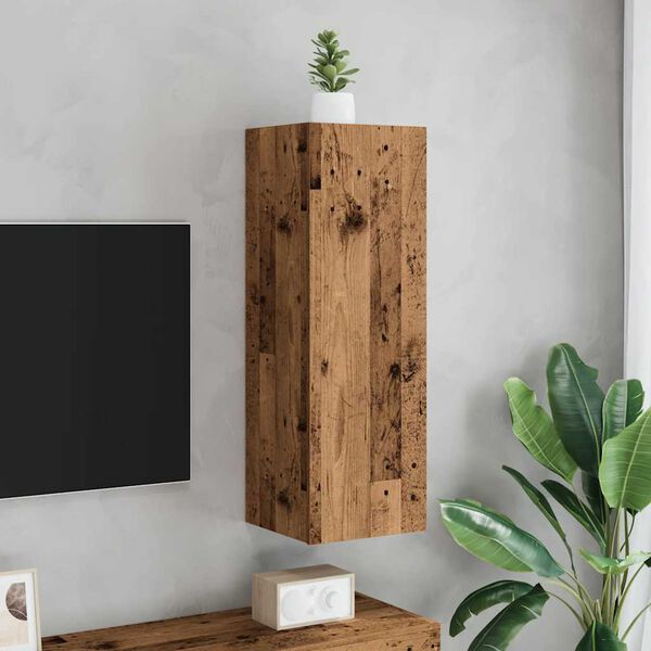 vidaXL TV skapis Old Wood 30,5x30x90 cm Engineered Wood
