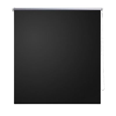 Ruļļu žalūzijas, gaismu necaurlaidīgas, 160 x 175 cm, melnas