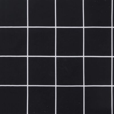 vidaXL palešu matracis, 60x60x8 cm, melnas rūtis, oksforda audums