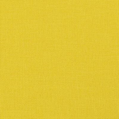 vidaXL sols, 110x76x80 cm, gaiši dzeltens audums