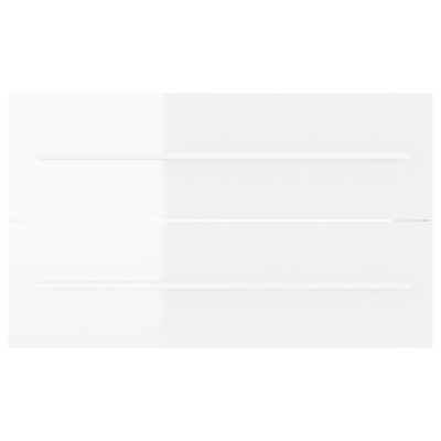 vidaXL izlietnes skapītis, spīdīgi balts, 80x38,5x48 cm, skaidu plātne