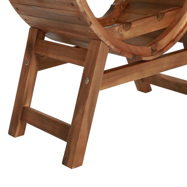 vidaXL vīna pudeļu statīvs 13 pudelēm, akācijas masīvkoks