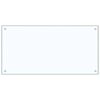 vidaXL Virtuves aizsargpanelis 2 pcs Caurspīdīgs 100 x 50 cm