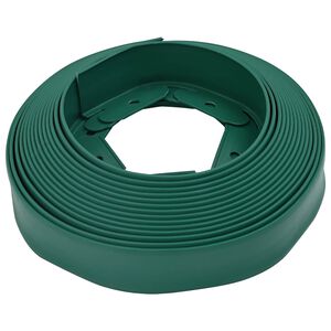 vidaXL Zāliena apmales Zaļa 5000 x 4 x 5 cm Plastmasa