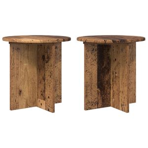 vidaXL Augu statīvs 2 pcs Vecs koks 40 x 40 x 40 cm Inženierijas koks