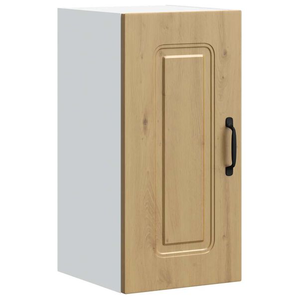 vidaXL virtuves sienas skapītis, Kalmar, koka krāsā, inženierijas koks