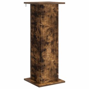 vidaXL Augu statīvs Kūpināts ozols 30,5 x 30 x 80,5 cm