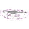 vidaXL Gultas rāmis Balts 160 x 200 cm Ciets priedes koks