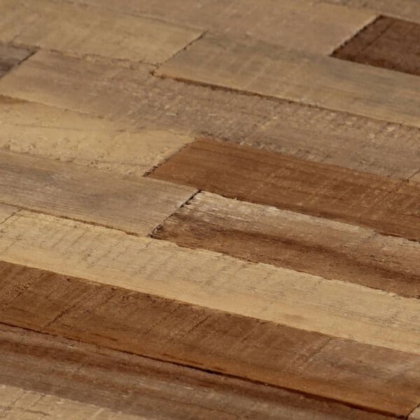 vidaXL kafijas galdiņu komplekts, 2 gb., se&scaron;stūra, pārstrādāts tīkkoks